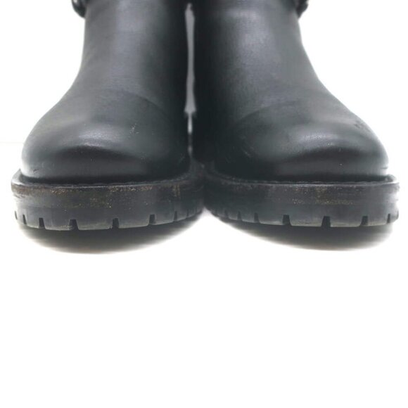 Louis Vuitton Discovery Ankle Boots Black Leather & Monogram Canvas Size 37.5 - Picture 9 of 16